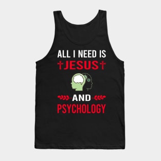 I Need Jesus And Psychology Tank Top